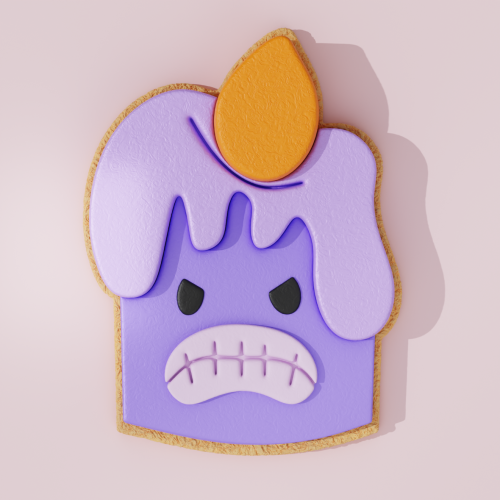 Halloween Candle Cookie Cutter