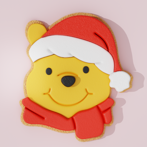 Christmas Winnie Cookie Cutter