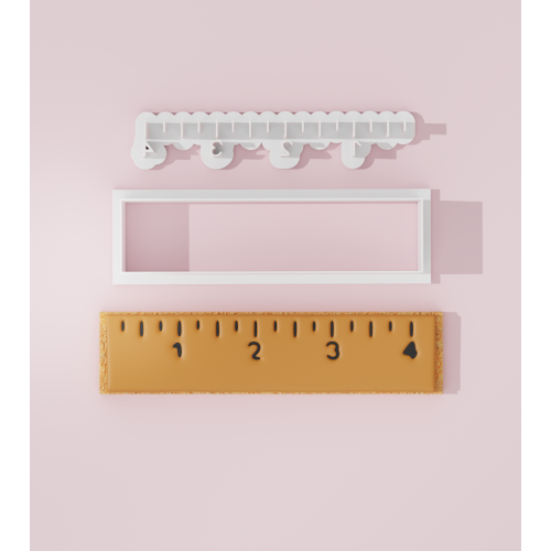 School Ruler Cookie Cutter