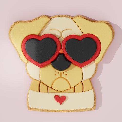 Valentine Dog Cookie Cutter...