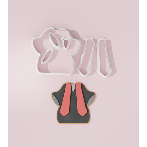 School – Graduation Gown Cookie Cutter