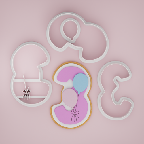 Birthday Number No3 with...