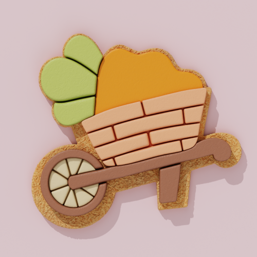Carrot Carriage Cookie Cutter