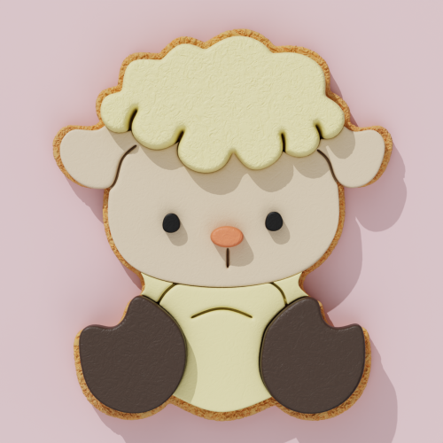 Sheep Cookie Cutter 306