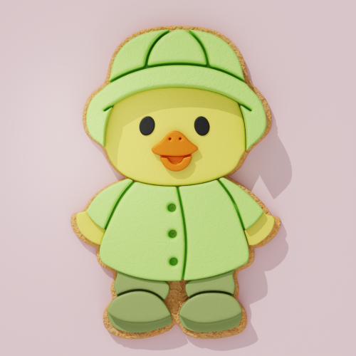 Kid Duck Cookie Cutter 202