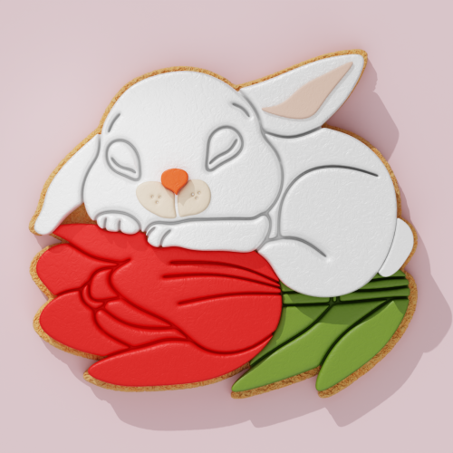 Flower Bunny Cookie Cutter 101