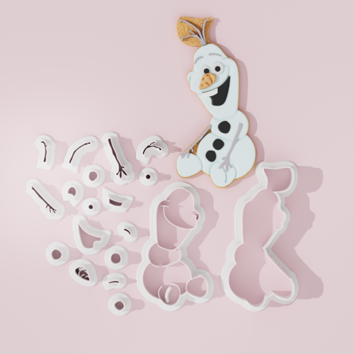 Olaf Frozen Cookie Cutter 101