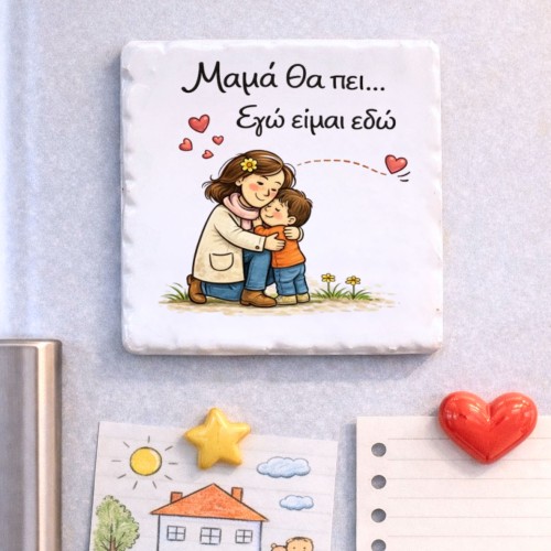 Κεραμικό Μαγνητάκι – Μαμά...