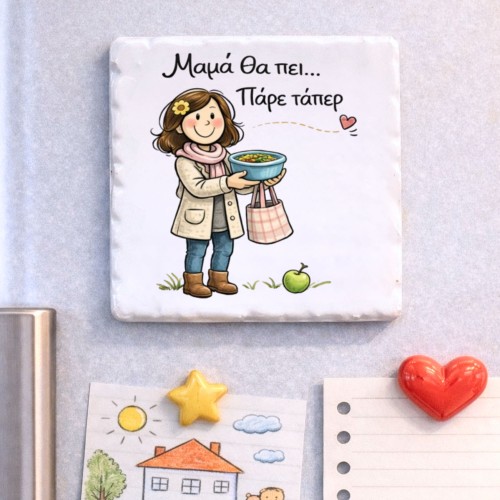 Κεραμικό Μαγνητάκι – Μαμά...