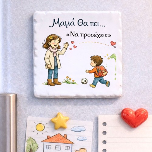 Κεραμικό Μαγνητάκι – Μαμά...