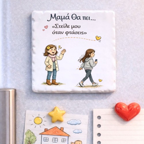 Κεραμικό Μαγνητάκι – Μαμά...