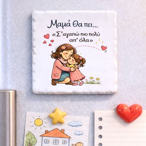 Κεραμικό Μαγνητάκι – Μαμά...