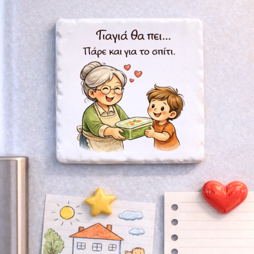Κεραμικό Μαγνητάκι – Γιαγιά...