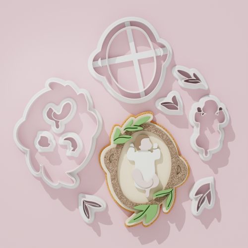 Baby Crib Cookie Cutter 102