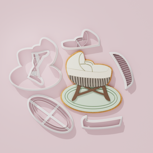 Baby Crib Cookie Cutter 103