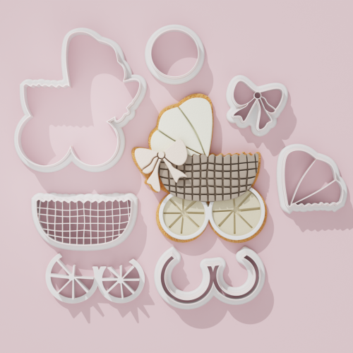 Baby Carriage Cookie Cutter...