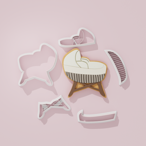 Baby Crib Cookie Cutter 104