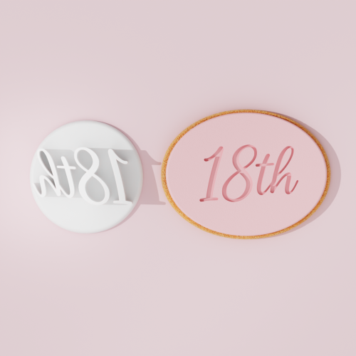 18th Cookie Cutter Stamp