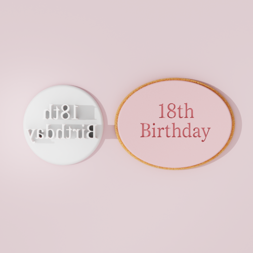 18th Birthday Cookie Cutter...