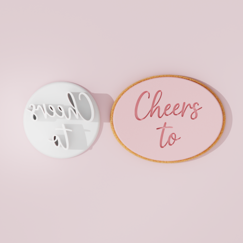 Cheers to Cookie Cutter Stamp