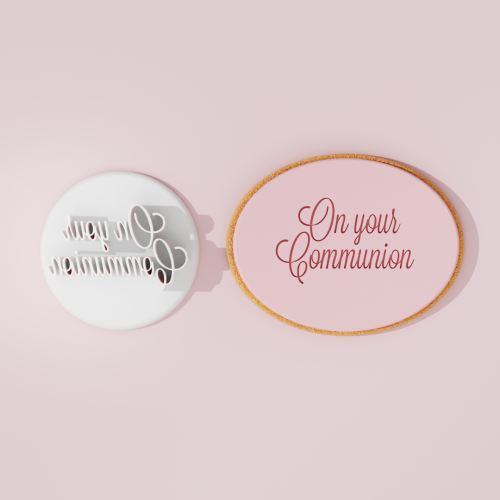 On your Communion Cookie...
