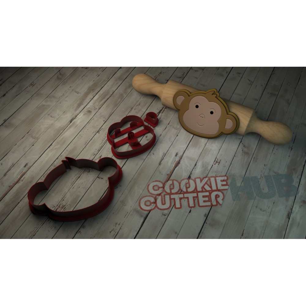 Monkey #1 Cookie Cutter