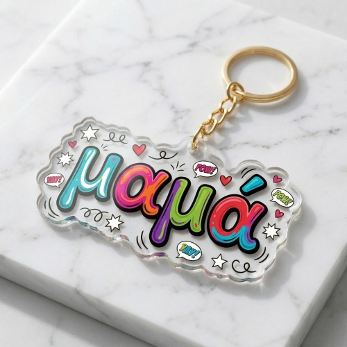 Colorful Mama Keyring
