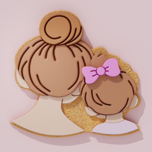Mom and Daughter Cookie Cutter