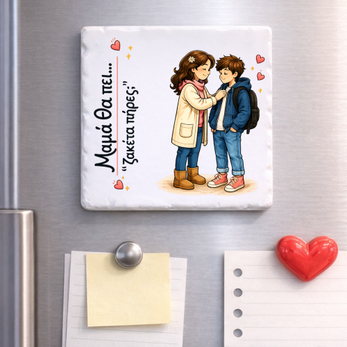 Κεραμικό Μαγνητάκι – Μαμά...