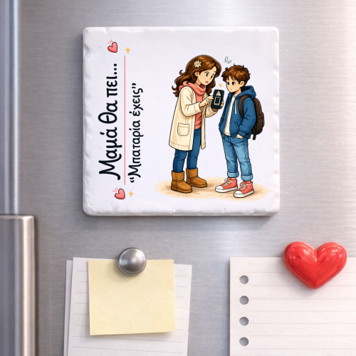 Κεραμικό Μαγνητάκι -  Μαμά...