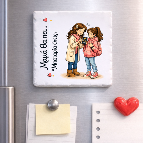 Κεραμικό Μαγνητάκι -  Μαμά...