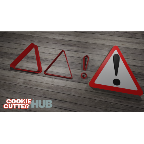 Construction – Danger! Sign Cookie Cutter