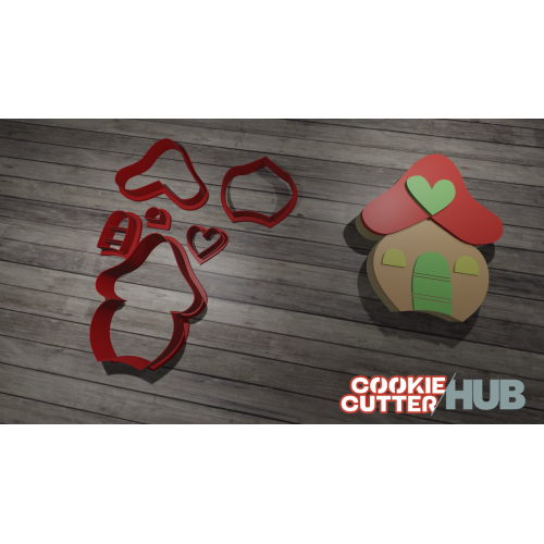 Chubby House Cookie Cutter