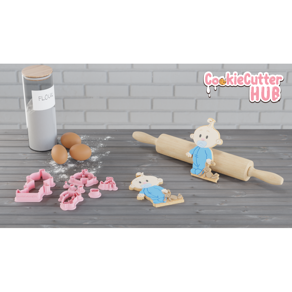 Baby Shower – Baby with Little Bear Cookie Cutter