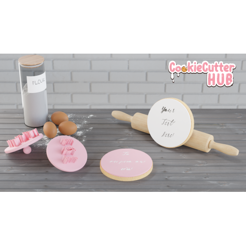 Custom Text Cookie Cutter Stamp – Lukara Font