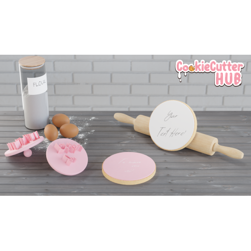 Custom Text Cookie Cutter Stamp – Lolotte Font