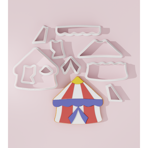 Circus Tent #3 Cookie Cutter