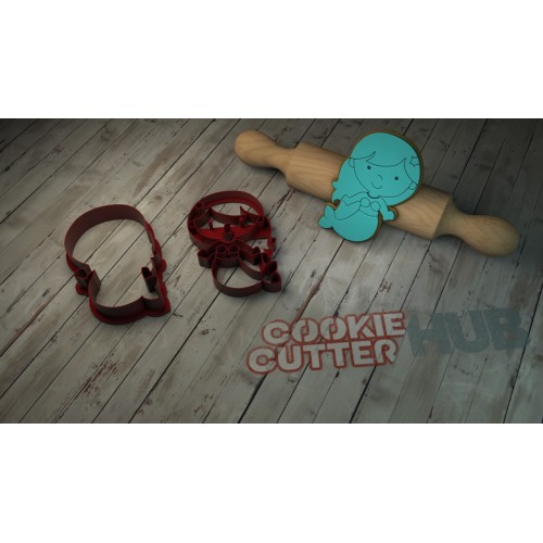 Mermaid Cookie Cutter Stamp