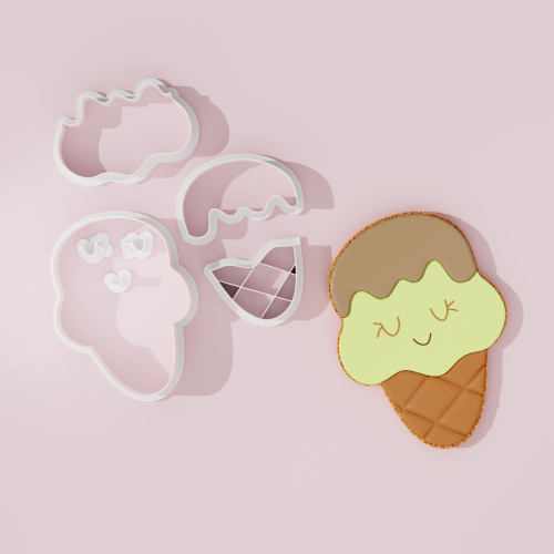Summer – Chubby Ice Cream Cookie Cutter