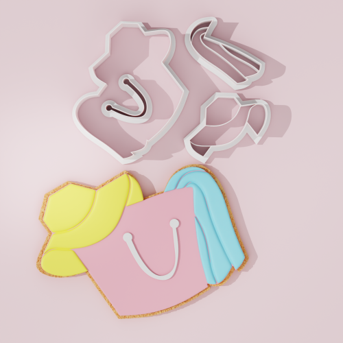 Summer – Sea Bag with Hat Cookie Cutter