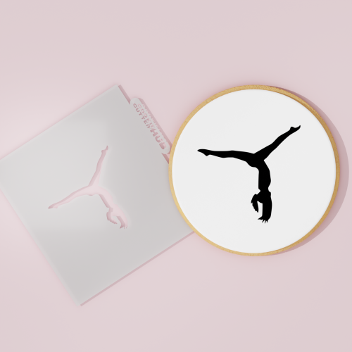 Rhythmic Gymnastics Stencil #2