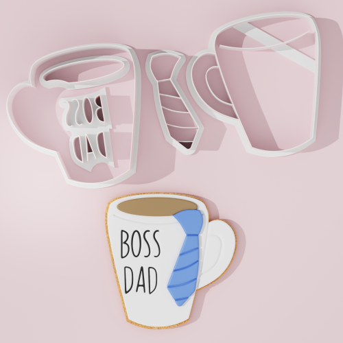 Boss Dad Cup Cookie Cutter