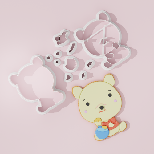 Winnie the Pooh Inspired Cookie Cutter – Winnie