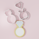 Stylish Wedding Ring Cookie Cutter