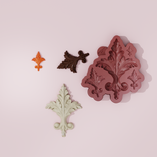 Victorian Pattern Silicone Mold