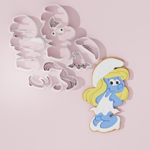 Smurfs Inspired Cookie Cutter – Smurfette #2