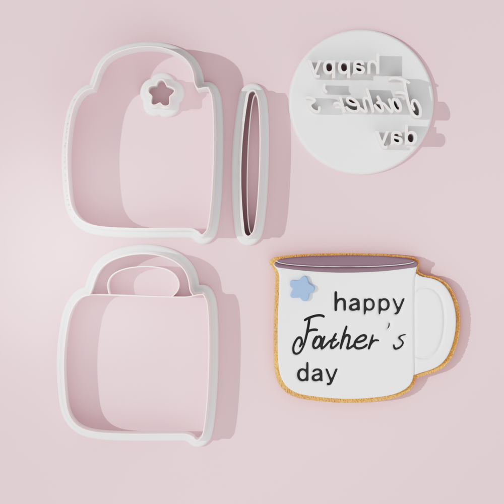 Happy Father’s Day Cup Cookie Cutter