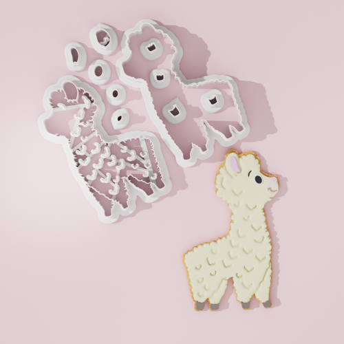 Sweet Llama #3 Cookie Cutter