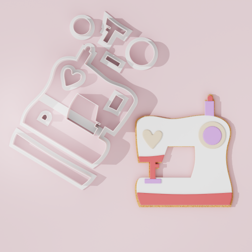 Sewing Machine Cookie Cutter