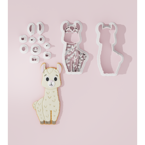 Sweet Llama #4 Cookie Cutter